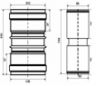  TRICOX AABI50 Baxi-Westen indt idom 60/100mm